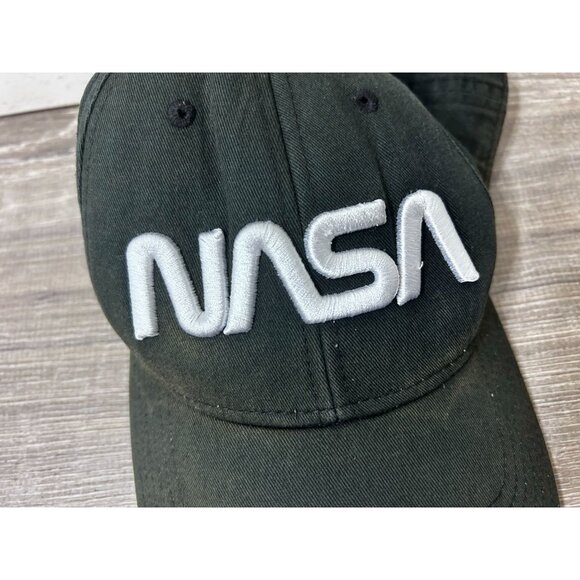NASA Baseball Cap Hat Adult Adjustable Size Sportwear Black - Picture 2 of 7